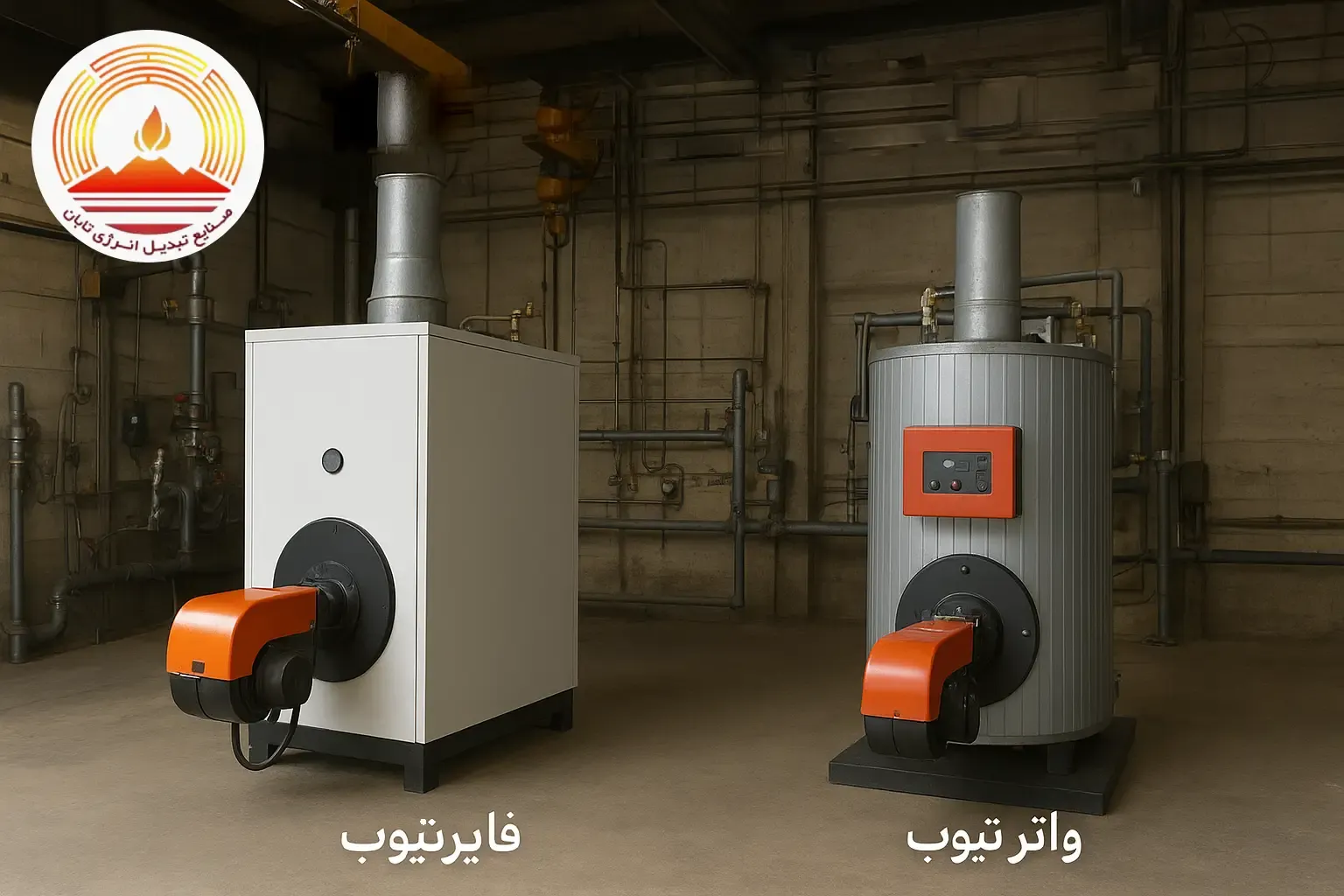 انواع دیگ بخار: فایرتیوب vs واترتیوب – کدام بهتر است؟