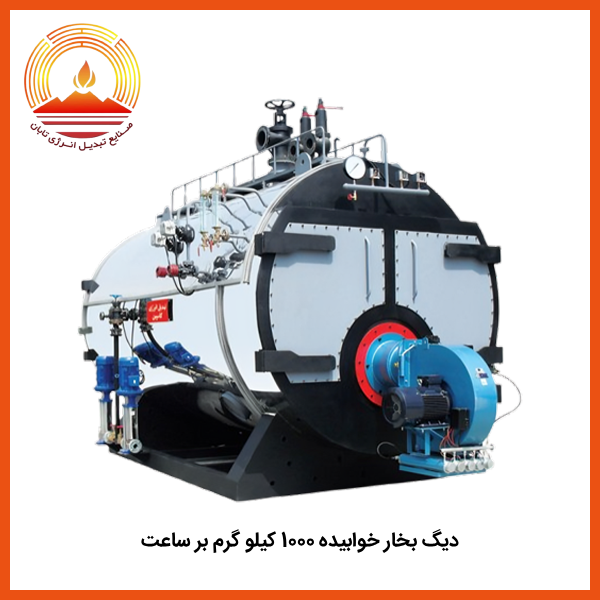 دیگ بخار خوابیده 1000 کیلو گرم بر ساعت