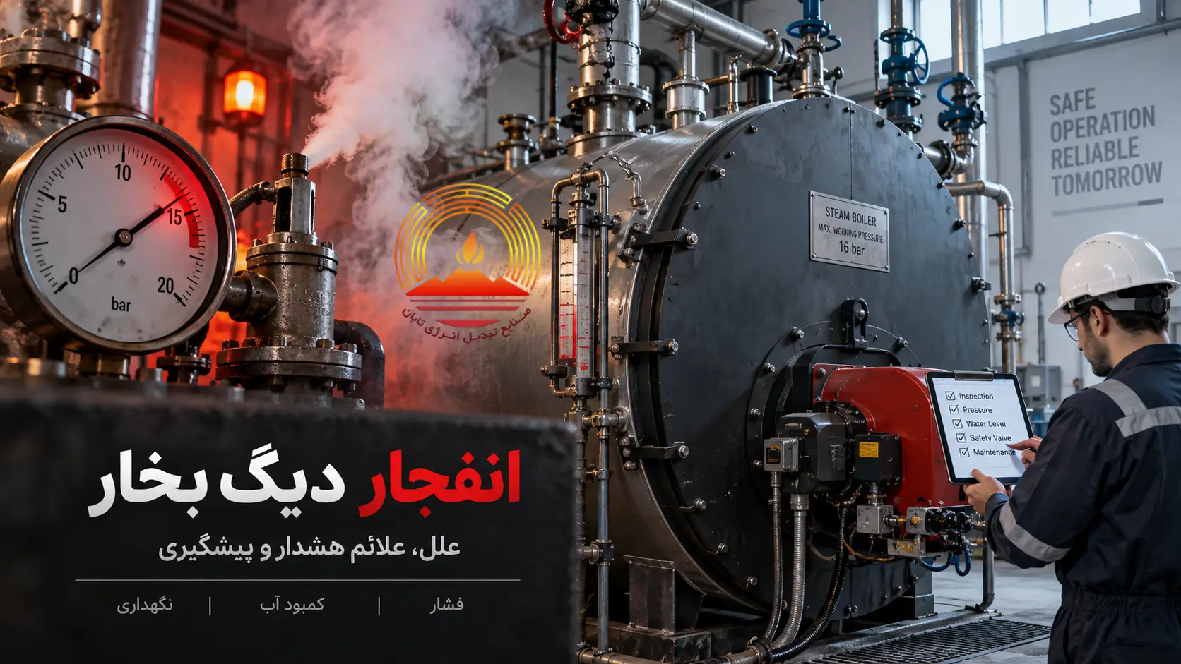 انفجار دیگ بخار
